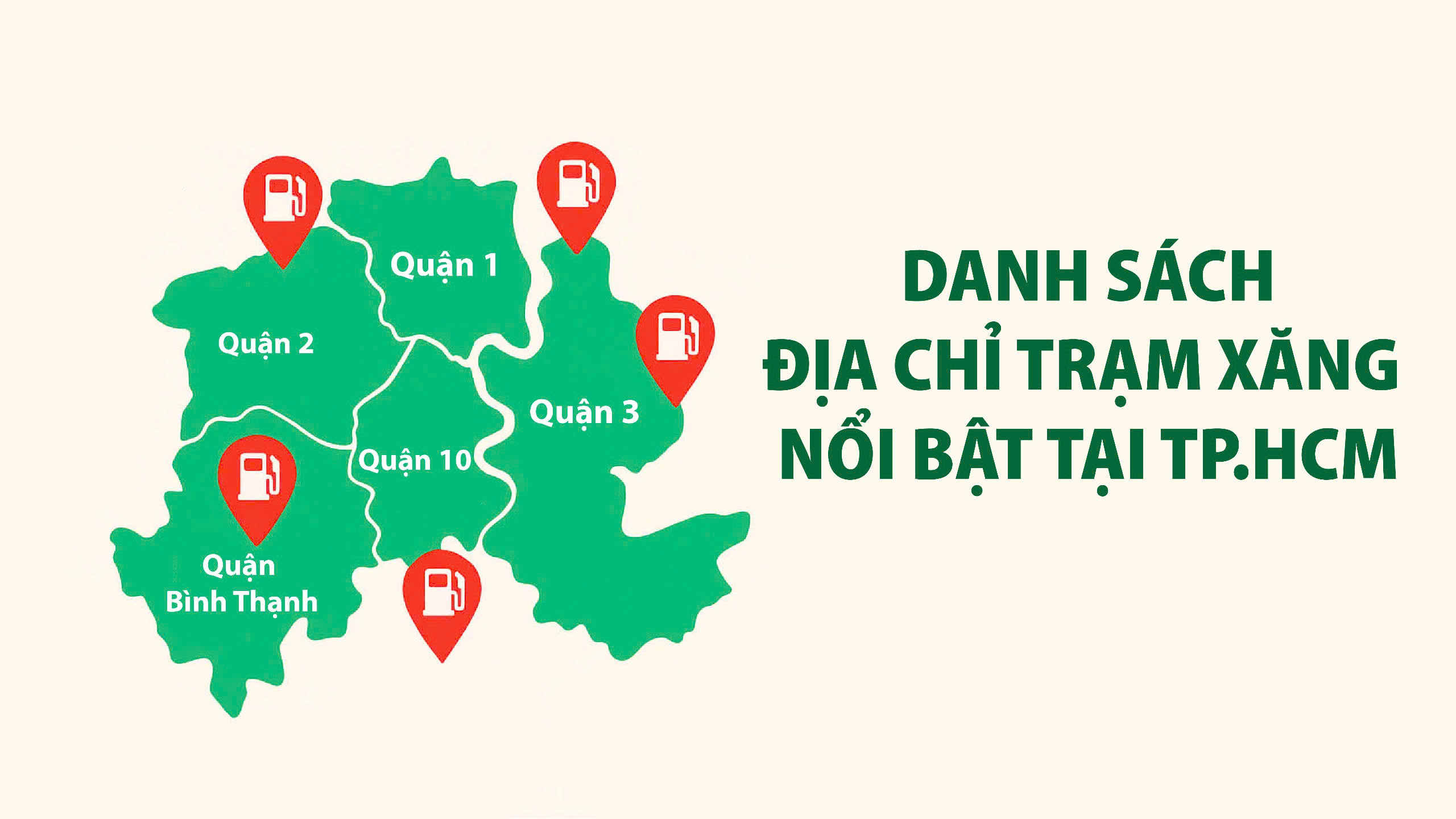 Danh sách địa chỉ trạm xăng dầu tại TP. HCM
