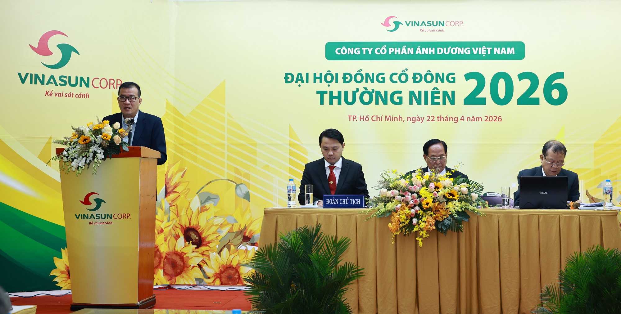 ĐẠI HỘI ĐỒNG CỔ ĐÔNG THƯỜNG NIÊN 2026 VINASUN CORP.