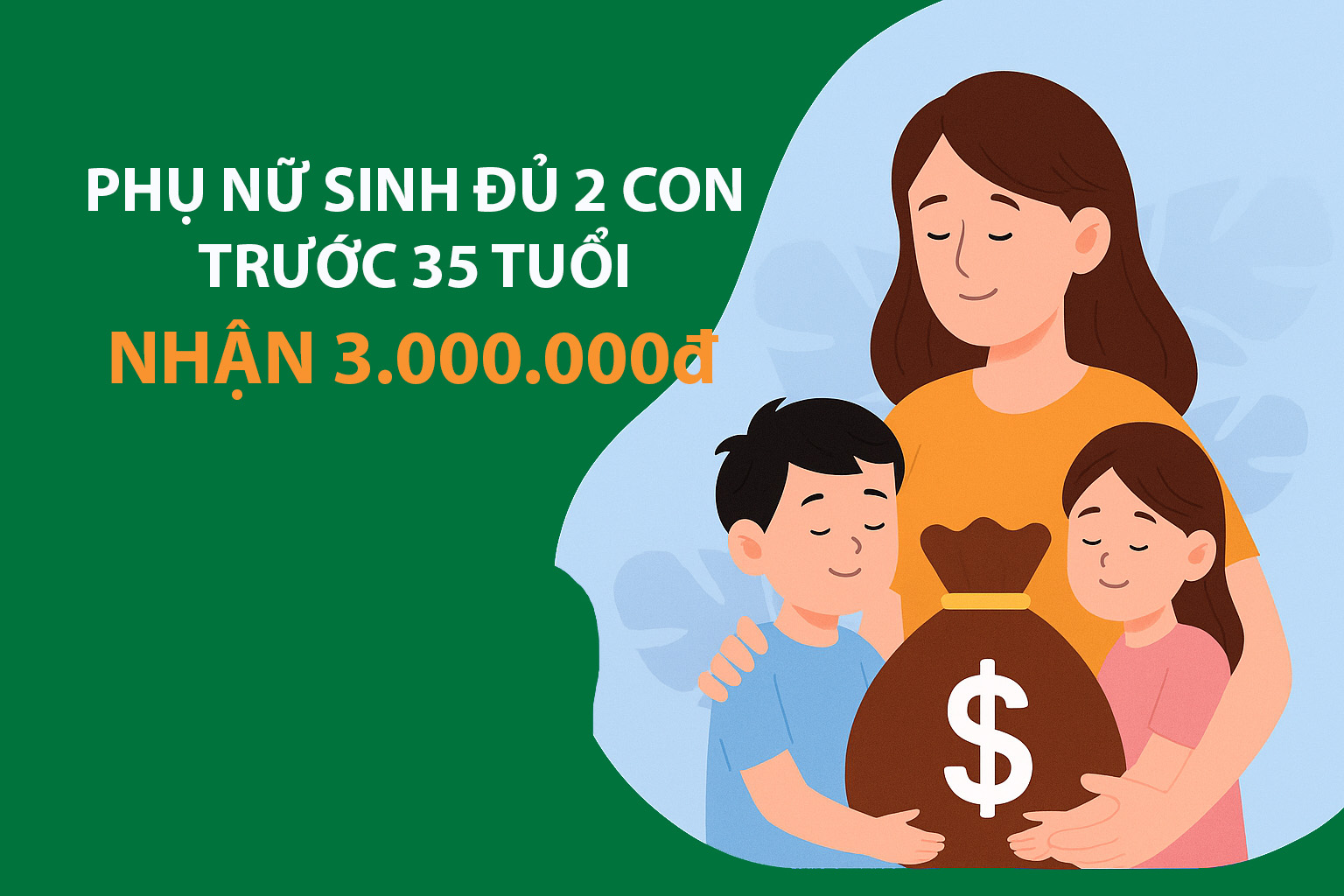 TP.HCM hỗ trợ 3 triệu đồng cho phụ nữ sinh đủ hai con trước 35 tuổi
