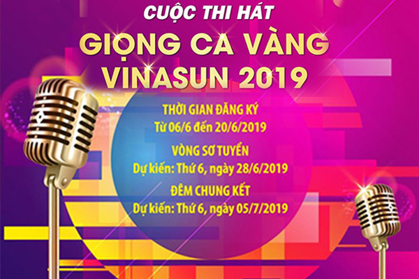 Thể Lệ Cuộc Thi Hát “Giọng Ca Vàng Vinasun 2019”