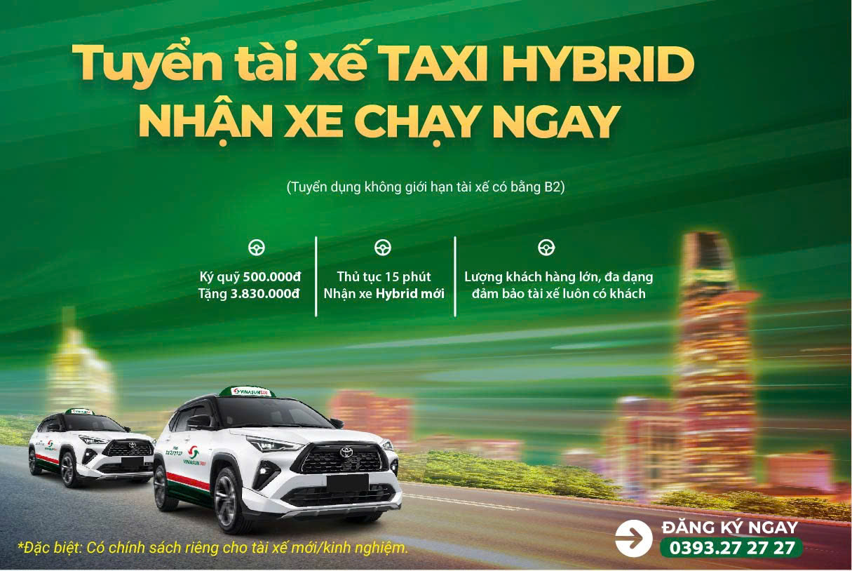 Chính sách và quyền lợi tài xế Vinasun Taxi (Cập nhật 2025)