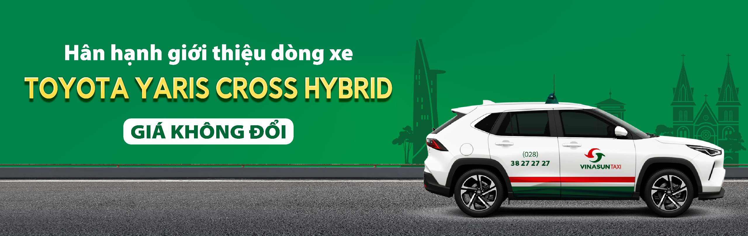 VINASUN TAXI GIỚI THIỆU DÒNG XE TOYOTA YARIS CROSS HYBRID