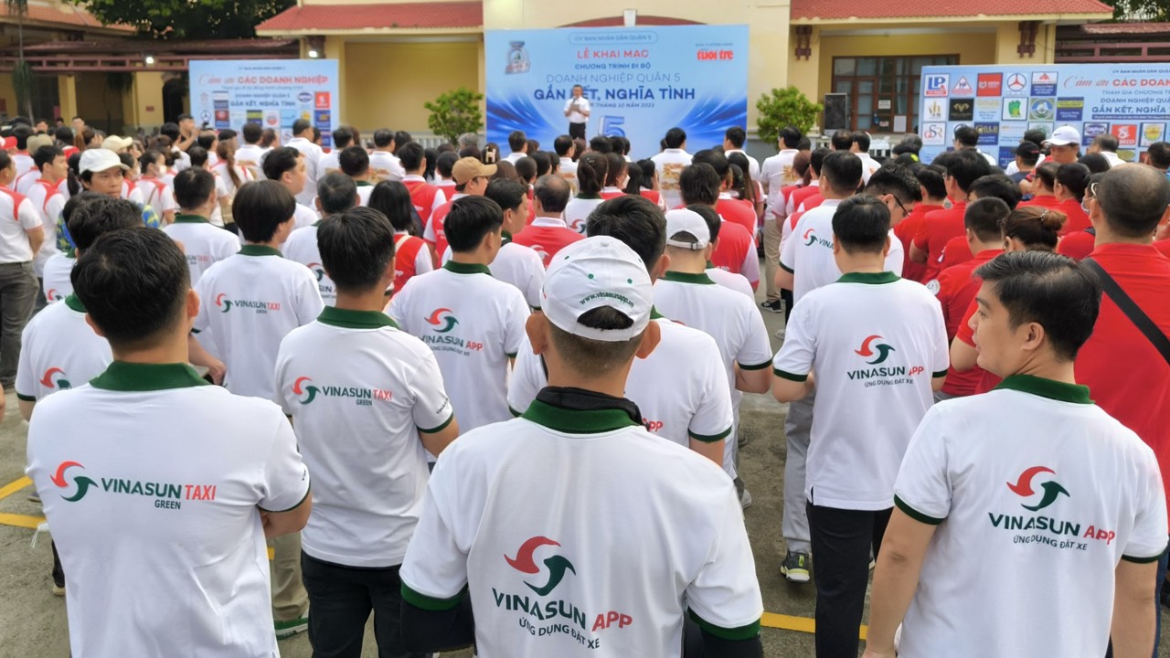Vinasun Taxi tham gia đi bộ gây quỹ ủng hộ hoàn cảnh khó khăn