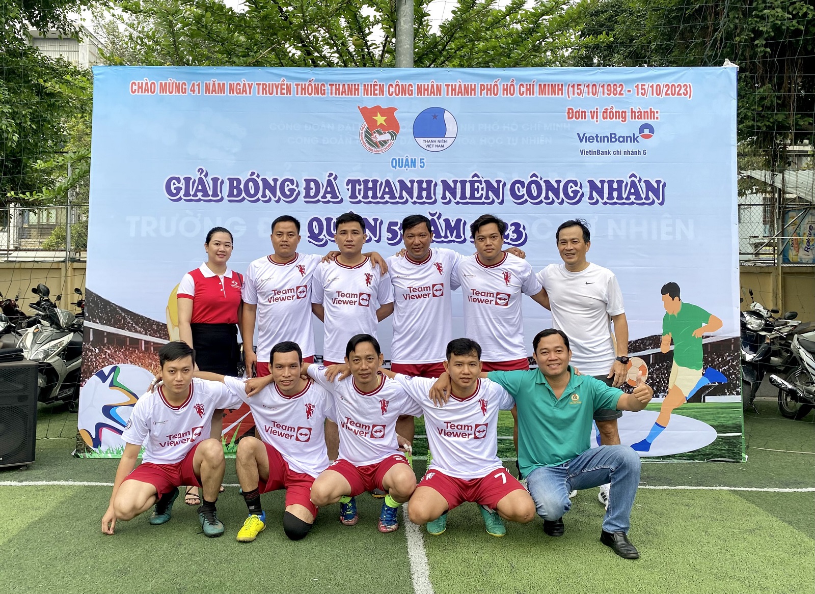 Vinasun tham gia Giải bóng đá Thanh niên Công nhân Quận 5 - 2023